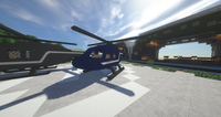 Helikopter Dunkelblau