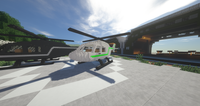 Helikopter Hellgr&uuml;n